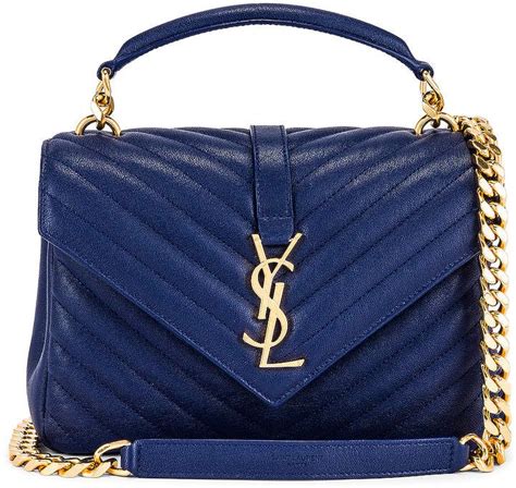 yves saint laurent bag blue|what ysl bags are available.